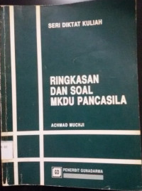 Ringkasan dan Soal MKDU Pancasila