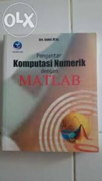 Pengantar Komputasi Numerik Dengan MATLAB