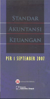 Standar Akuntansi Keuangan - Per September 2007