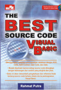 Image of The Best Source Code Visual Basic Menggunakan Template databse dengan ADO Code,ADO Control ,Data Code,Data
