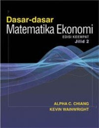 Dasar-Dasar Matematika Ekonomi Jilid 1 edisi 4